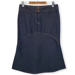 Clothes Dark Denim Skirt